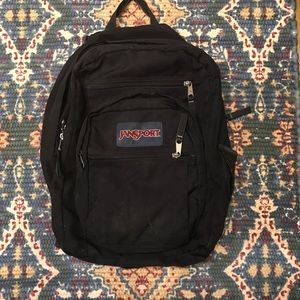Vintage used jansport backpack black